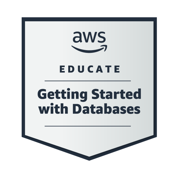 Getting Started with Databases Learning Achievement images